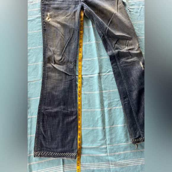 ANTIK DENIM - size 29 Western embriodered distressed boot cut jeans - Picture 10 of 10